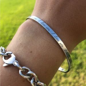 Tiffany & Co “I love you” bracelet
